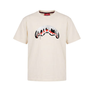 SPRAYGROUND T-shirt Avorio A Maniche Corte SPY1575IVO Per Bambini