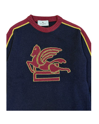 Etro Maglia girocollo con logo GV9P30-Z2498