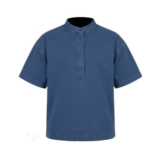 Nine:inthe:morning Camicia Azzurra A Maniche Corte Per Bambino 9JS26-ANG04CLEAN