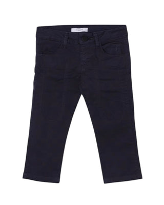 Jeckerson Pantaloni in gabardina blu da neonato JN3746