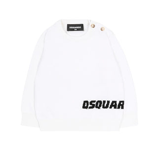 Dsquared2 Maglia In Filo Con Logo Frontale DQ3290-D0ACT-DQ100