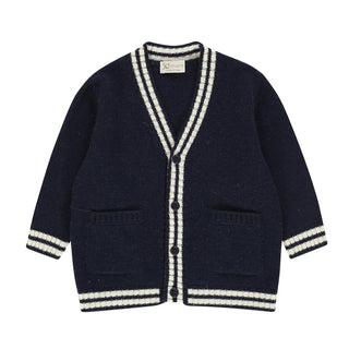 J.o Milano Cardigan College in misto lana da bambino 563I3J