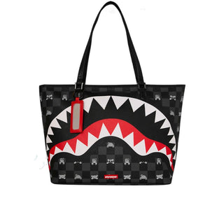 SPRAYGROUND Borsa GRAY PEEKING CHARACTER CHECK TOTE 910T8916NSZ