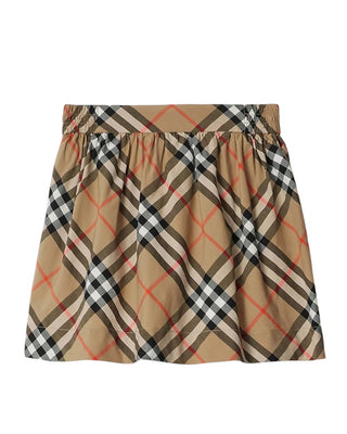 Burberry Gonna beige in popeline Check 8096413