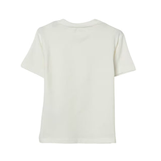 Elisabetta Franchi T-shirt in jersey a maniche corte con strass EFTS248.0
