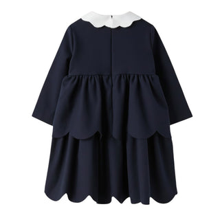 The Owl Ruffled Dress with Collar A23VL544W0003