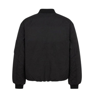 MSGM Bomber Nero Con Logo F6MSJUPF002/110 Per Bambini