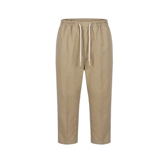 Emanuel Pris Pantaloni Beige In Gabardine Con Coulisse EPT6310-11NB Per Neonato