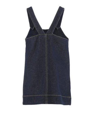 Elisabetta Franchi Salopette in denim da bambina EFAB545.C