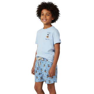 Mc2 Saint Barth Costume Jean Lighting Con Stampa Mickey Padel JEA0004/02860L Per Bambino