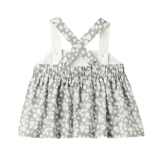 Il Gufo Top in cotone con fantasia floreale P25TT090C4138