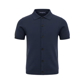 Emanuel Pris Polo In Filo Blu Da Bambino EMG7136R
