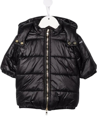 Balmain Giubbino nero con cappuccio da neonato 6P2830-N0029