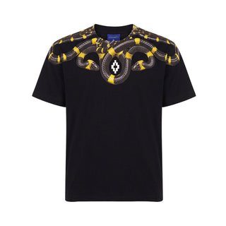 Marcelo Burlon T-shirt Nera Con Stampa F6CMJBTH022-110 Per Bambini