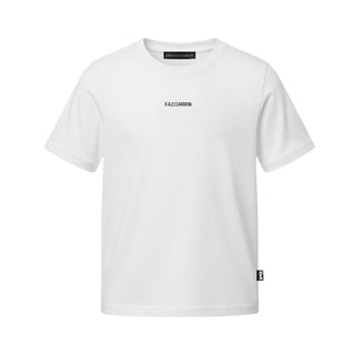 Daniele Alessandrini T-shirt Bianca In Jersey Con Logo Per Bambino 1236M00529B
