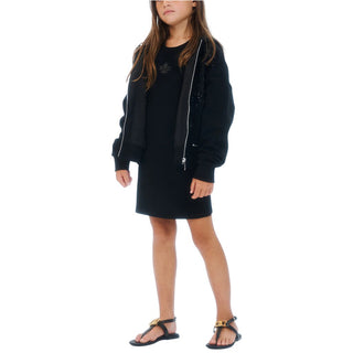 Dsquared2 Abito Nero A Costine Con Logo DQ3216-D0AGG-DQ900