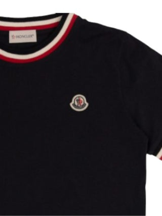 Moncler T-Shirt mit Rundhalsausschnitt und Aufnäher I29548C00023