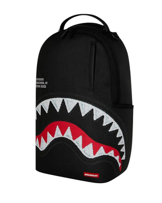 SPRAYGROUND Zaino SHARK CENTRAL BLACK EMBROIDERED SHARK 910B9629NSZ