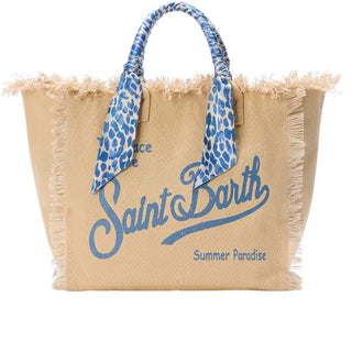 Mc2 Saint Barth Borsa Vanity In Canvas Beige Con Twill Rimovibile VANI045/09245L