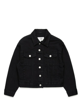 Maison Margiela Giubbino In Denim Con Logo Ricamato M60449-MM03