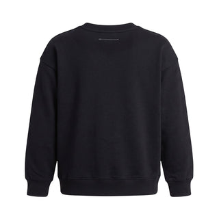 MM6 Maison Margiela Felpa Girocollo Nera In Cotone M61160-MM04H-M6900 Per Bambini