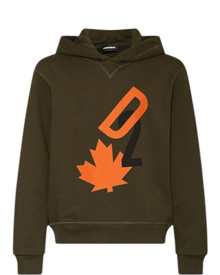 Dsquared2 Felpa con cappuccio e logo DQ2465-D0094