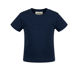 Iceberg T-shirt Blu Navy In Jersey Per Neonato TSICE6114B-V5