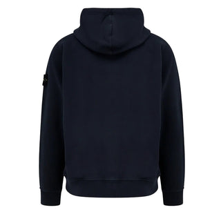 Stone Island Felpa blu navy con zip e cappuccio K2S156100067-V0020