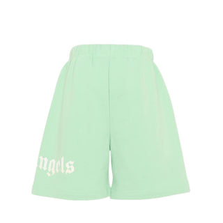 Palm Angels Bermuda Verde In Felpa Con Logo PBCI006S26FLE001/080