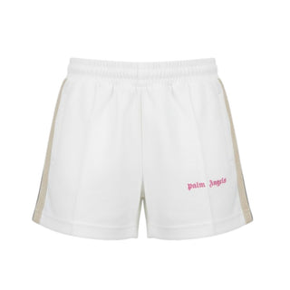 Palm Angels Shorts Track Avorio Per Bambina PGCL001S26FAB001/002