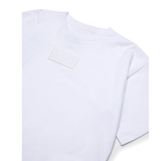 MM6 Maison Margiela T-shirt in jersey a maniche corte con logo M60906-MM04I