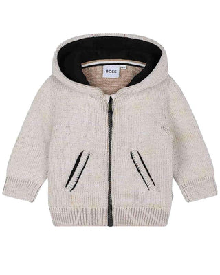 Hugo Boss Maglia con zip e cappuccio J51248