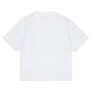 Diesel T-shirt Bianca In Jersey J03010-KYA2A-K100 Per Bambina