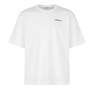 Off-White T-shirt Bianca Con Stampa Da Uomo 44MAA120S26J008100