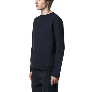 k-Way Felpa Perruel Blu In Cotone K4147PW-K89 Per Uomo