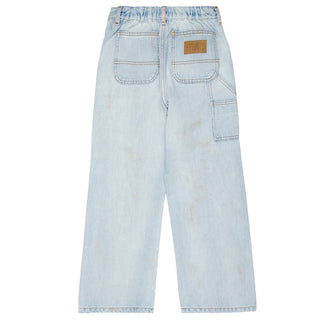 MM6 Maison Margiela Jeans Relaxef Fit In Denim Chiaro Per Bambini M60973-MM06Z-M601