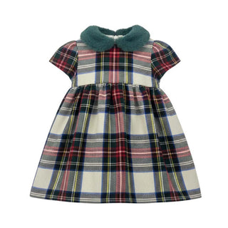 Il Gufo Vestina Tartan In Misto Lana E Filato Lurex A19VM533V3041