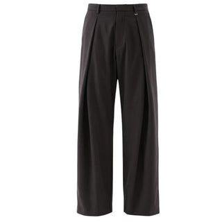 I'm Brian Pantaloni Larghi Con Pinces Color Moro PA3894 Per Uomo