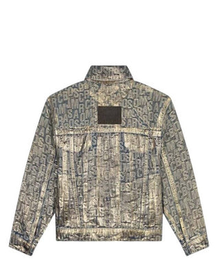 Marc jacobs Giubbino in denim con logo jacquard W60302