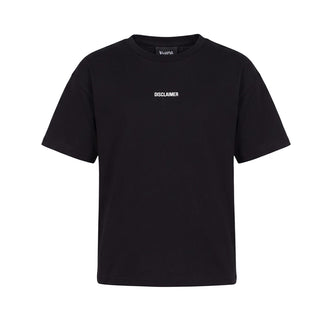 Disclaimer T-shirt Nera Con Stampa 26IDK59102N Per Bambini