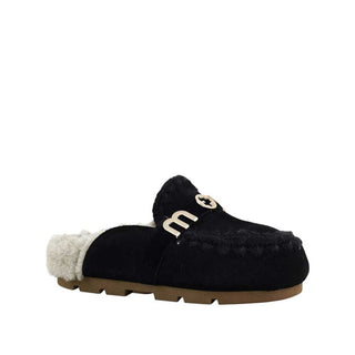 Mou Mules Scamosciata FW431000A Con Logo