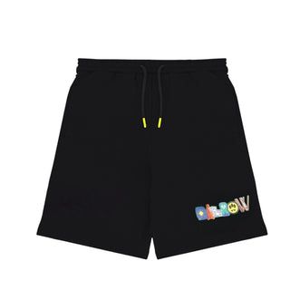 Barrow Bermuda Nero In Felpa Con Logo S6BKJUBE056-110