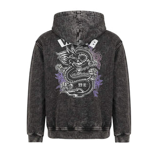 WAYPE Tuta Nera Effetto Stone Washed CFZW24 Per Bambino