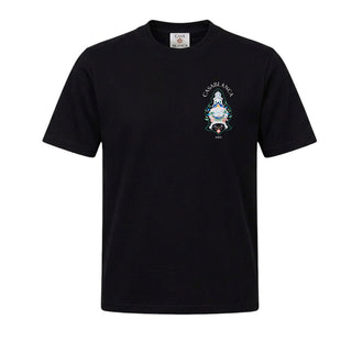 Casa Blanca T-shirt Nera Con Stampa Hotel M-PF26-JTS-001-02 Per Uomo