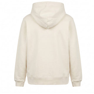 MSGM Felpa Avorio Con Cappuccio E Logo F6MSJUHS011/013 Per Bambini