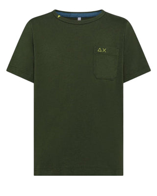 Sun68 T-Shirt Con Logo T35301 In Cotone