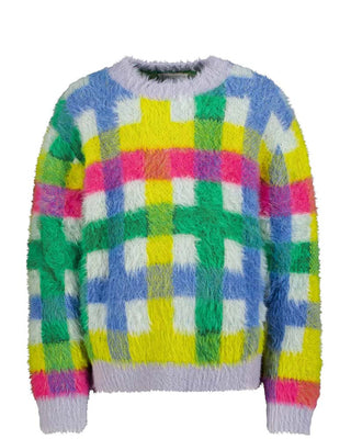 Stella Mccartney Maglia girocollo multicolor da bambina TV9B20-Z2288