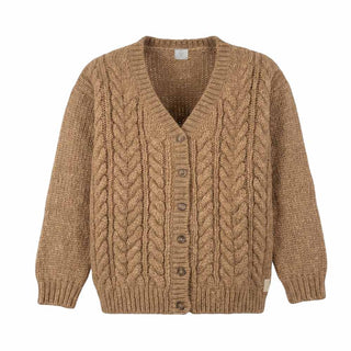 Eleventy Cardigan A Trecce In Lana Per Bambino 4R9A60-W0069