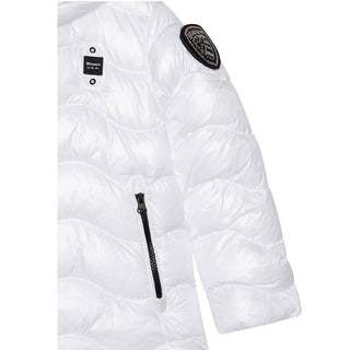 Blauer Giubbino Trapuntato 25WBLGC02394 A Onde Larose Da Bambina