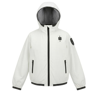 Blauer Giubbino Antivento In Nylon Da Bambina 25SBLGC01441